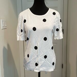 INC International Concepts Polka Dot blouse.
